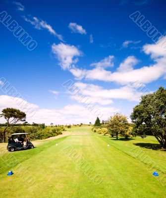 Tee off on a beautiful golf course