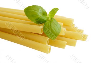 Noodles with basil