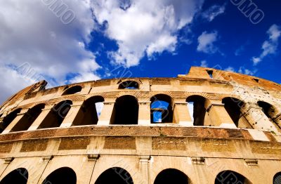 Coliseum in Rome, Italy