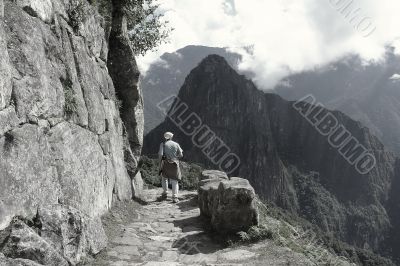 Hiker b&amp;w