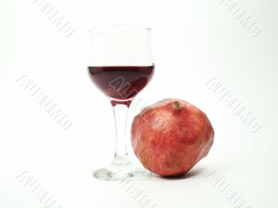 Pomegranate And Red Wine