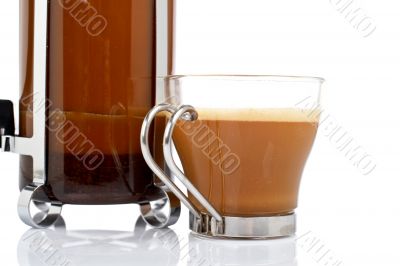 Cup and coffee pot Cup and coffee pot