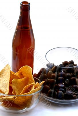 Beer Bottle and Unhealthy Eating