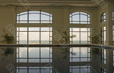 Spa Pool Reflection