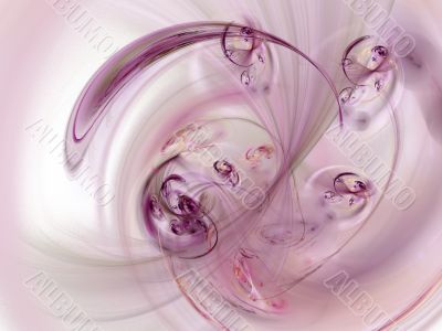 Pink abstract 3d background