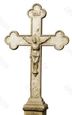 Holy cross with figure of crucified jesus christ