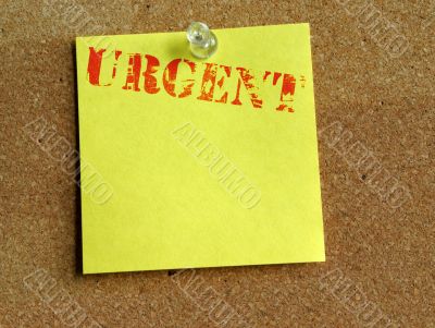 blank adhesive note