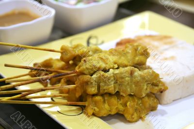 Satay skewers