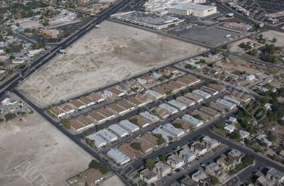 Aerial shot taken in Las Vegas