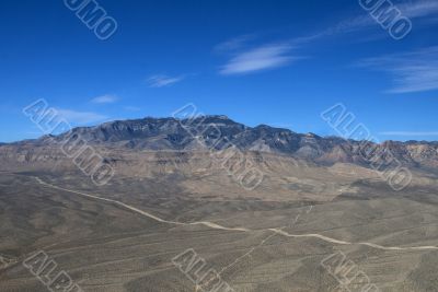 Aerial shot taken in Las Vegas