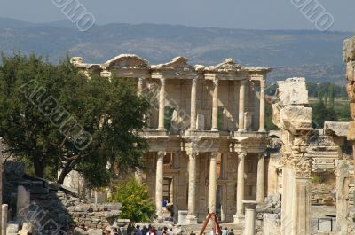 ancient ruins in Ephesus