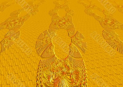 pattern with embossed