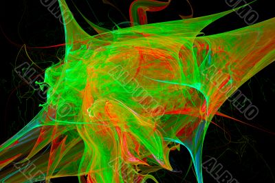 Abstract fractal background