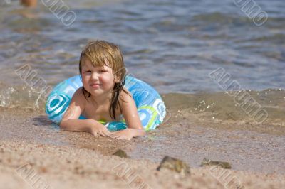 Kid on the beach