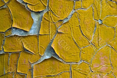 Old painted wall