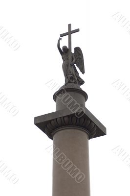 Angel of Alexander column, St.Petersburg, Russia