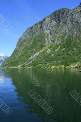 Green water of the Atlantic ocean