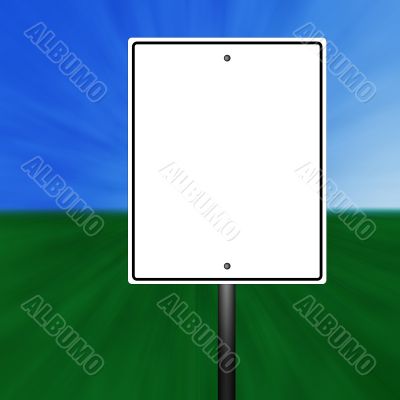 Blank Speed Limit Sign Blank Speed Limit Sign