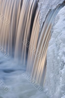 Winter Portage Creek Cascade