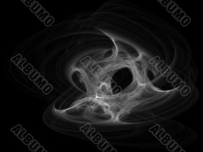 Abstract evil smoke eye