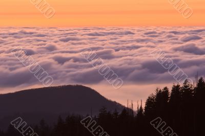 Sunset Great Smoky Mountains