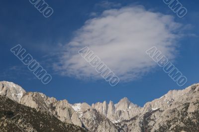 Mt. Whitney and Cloud
