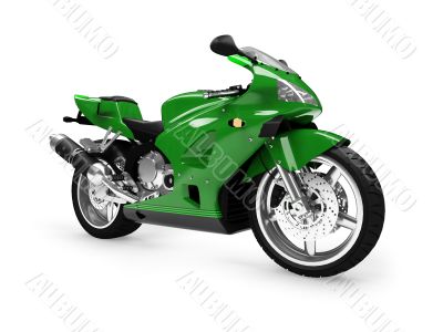 isolated motorcycle front view 01