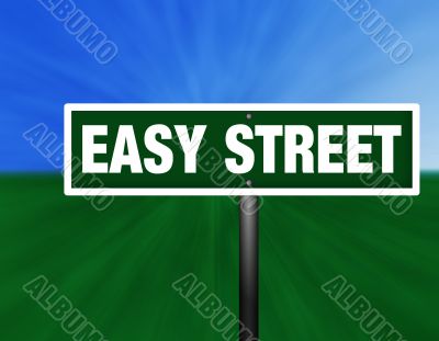 Easy Street Street Sign
