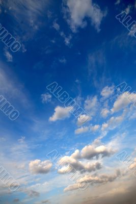 clouds, evening, color