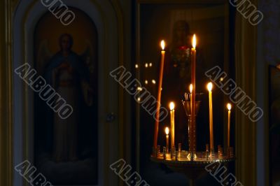 candlestick in church
