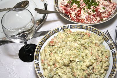 Close-up of served table 3