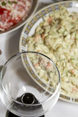 Close-up of served table 2