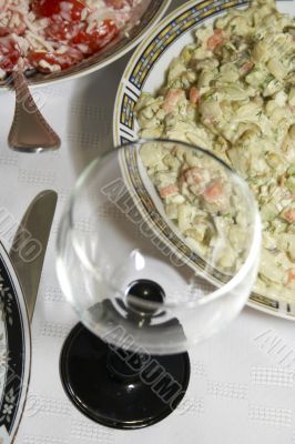 Close-up of served table 1