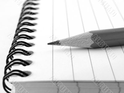 notepad with pencil 6