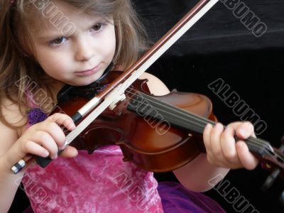 Playing Violin