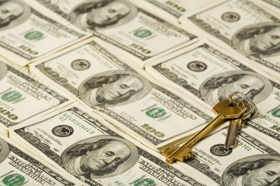 Key and money