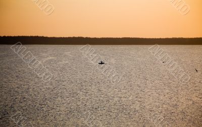 Through the lead lake