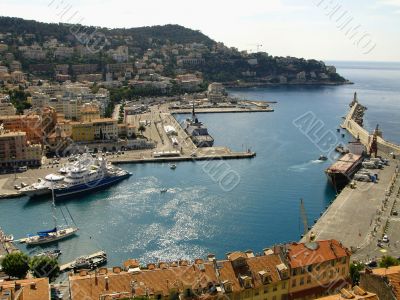 Nice harbour, French Riviera