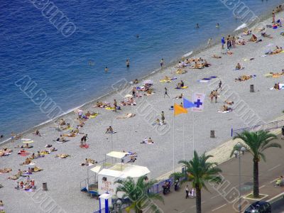 Nice - beach, French Riviera