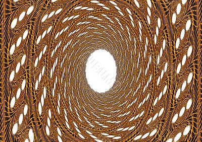 abstract pattern braided.