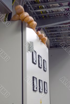 Electrical shield with gloves