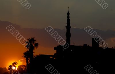 Sunset in Cairo