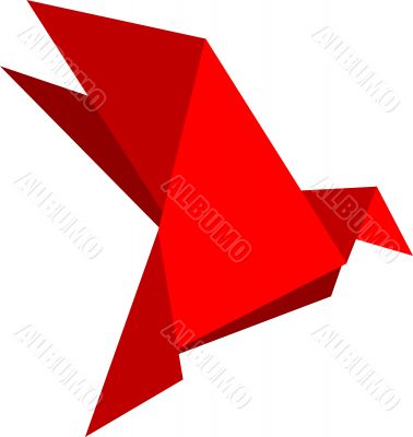 Origami dove