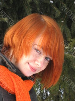 Red-haired girl