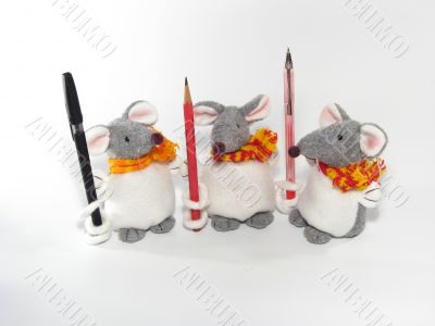 Three little mouses