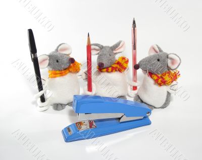 Three little mouses