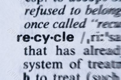 Recycle Word in the dictionary