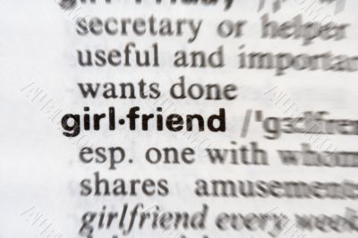 Girlfriend word
