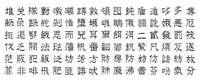 chinese vector characters v7