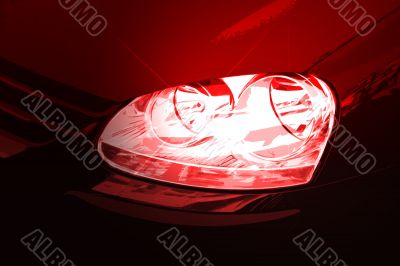 Close-up of a great car